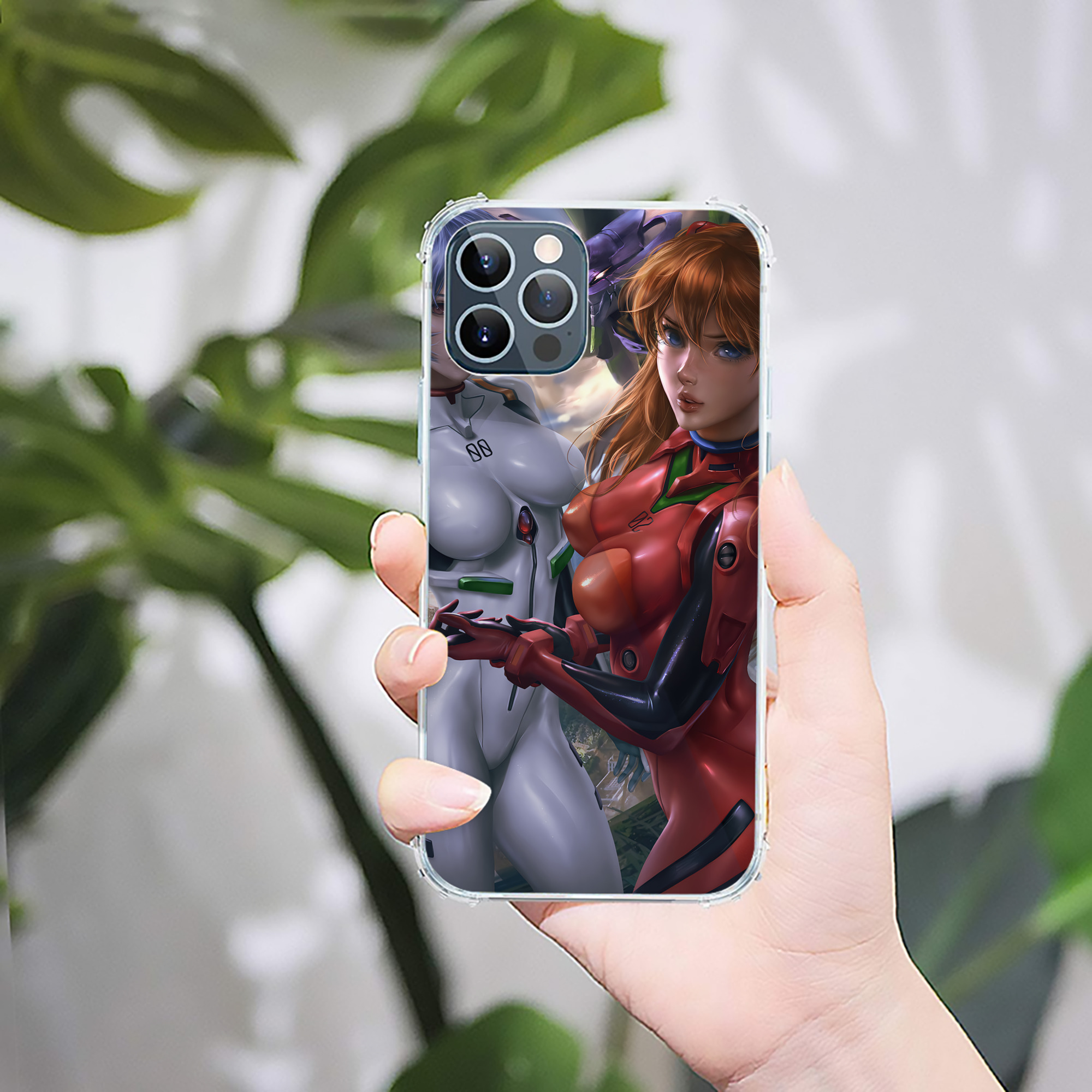 （画像用） EVA 新世紀エヴァンゲリオン 【iPhone 12シリーズ対応】透明スマホケース（クリアソフトケース）